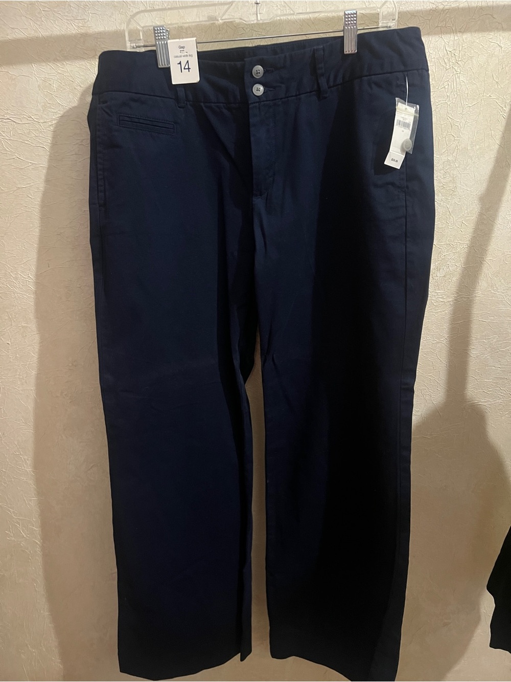 GAP Navy Wide-Leg Pants